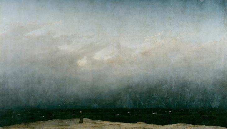 "Der Mönch am Meer"-  Caspar David Friedrich