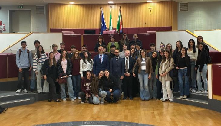 PCTO del Dipartimento di giurisprudenza in Consiglio regionale