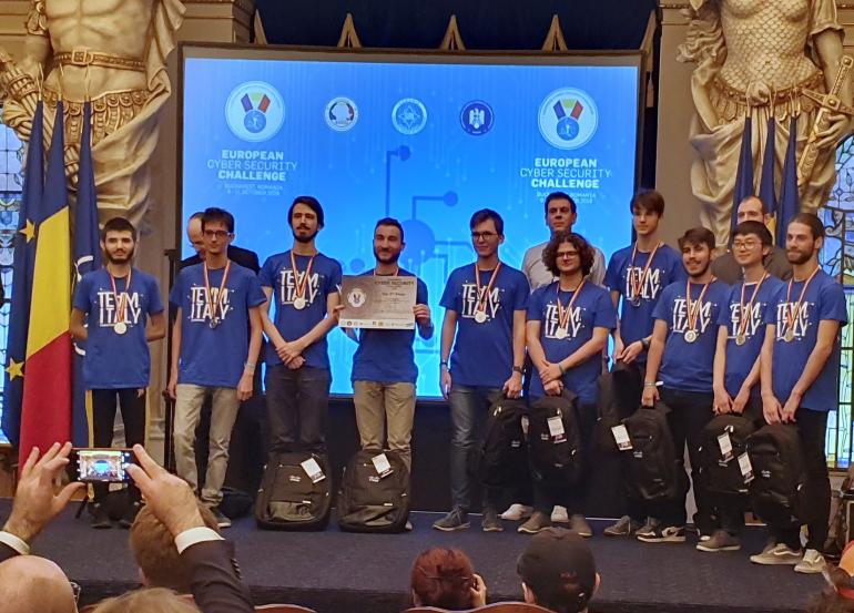 TeamItaly medaglia d'argento a ECSC2019