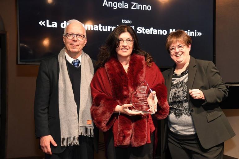 Premio Tragos ad Angela Zinno