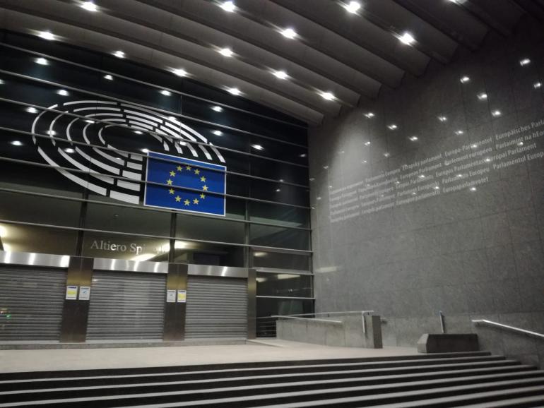 L'edificio Altiero Spinelli nel Parlamento Europeo