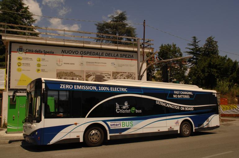 Autobus elettrico a La Spezia