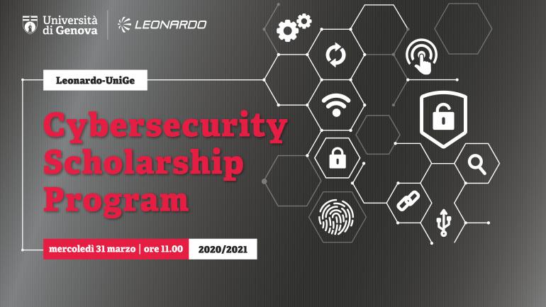 Leonardo-UniGe cybersecurity Scholarship Program premiazione 2020/21