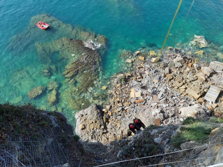 La frana di Camogli