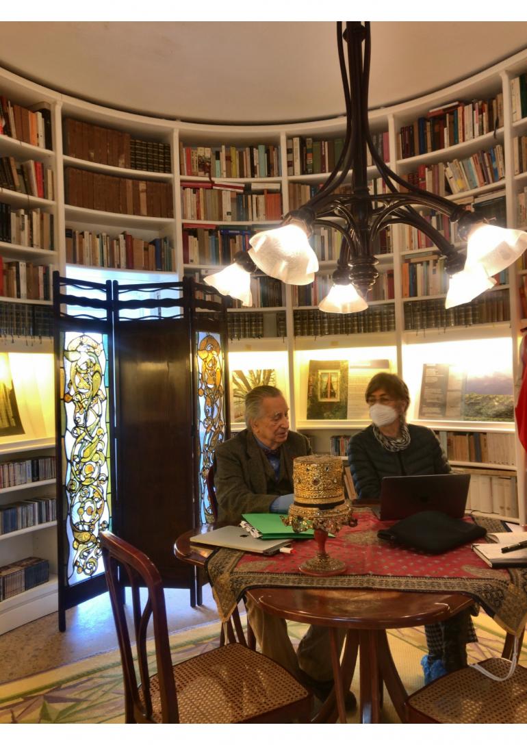 Paolo Portoghesi e Carmen Andriani