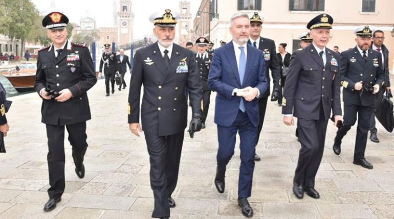Il Ministro della Difesa Lorenzo Guerini, a Venezia all’incontro ministeriale ADRION