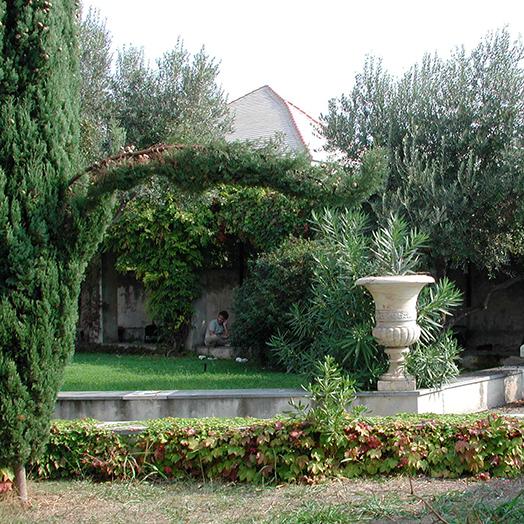 Architettura UniGe - Il giardino esterno costruito sulla Collina di Castello