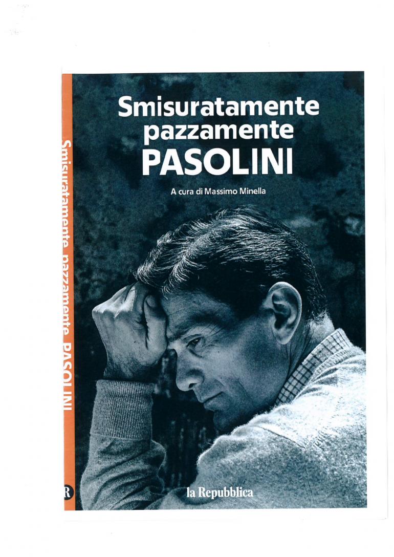 Copertina libro Pasolini