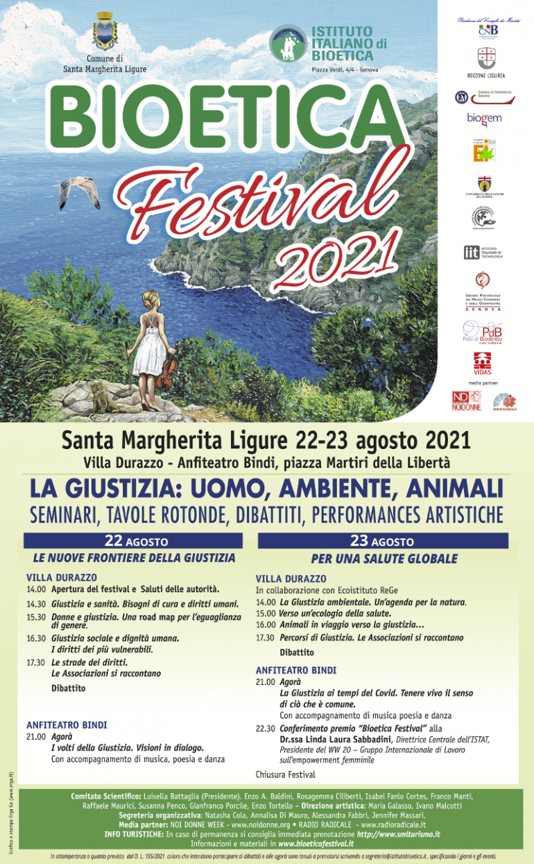 Festival di Bioetica 2021 locandina