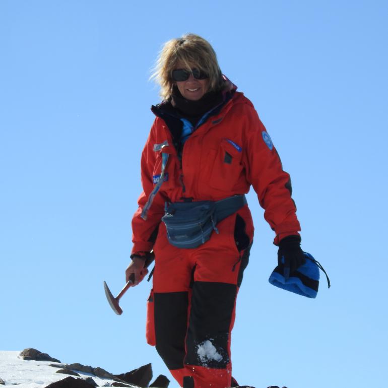 Laura Crispini in Antartide