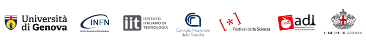 loghi degli enti della Notte Europea dei Ricercatori Genova 2021