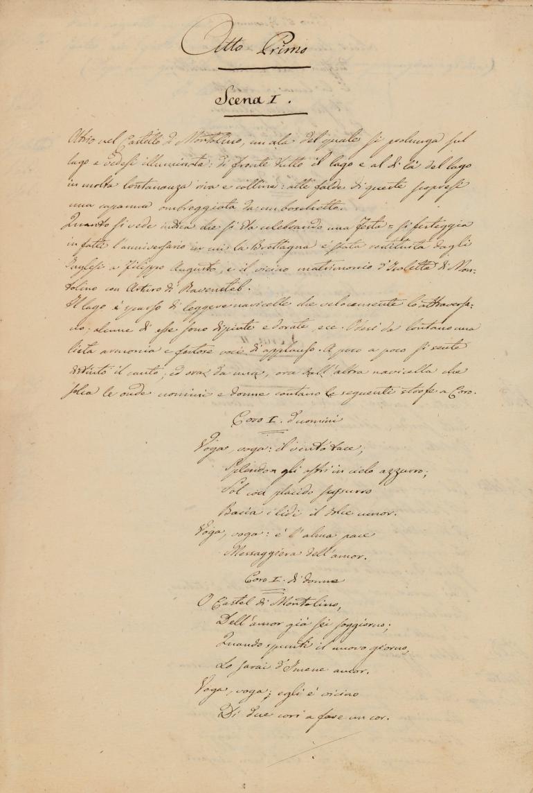 Libretto de La straniera