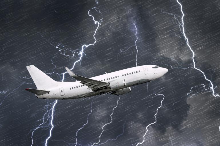 aereo nella tempesta – SINOPTICA