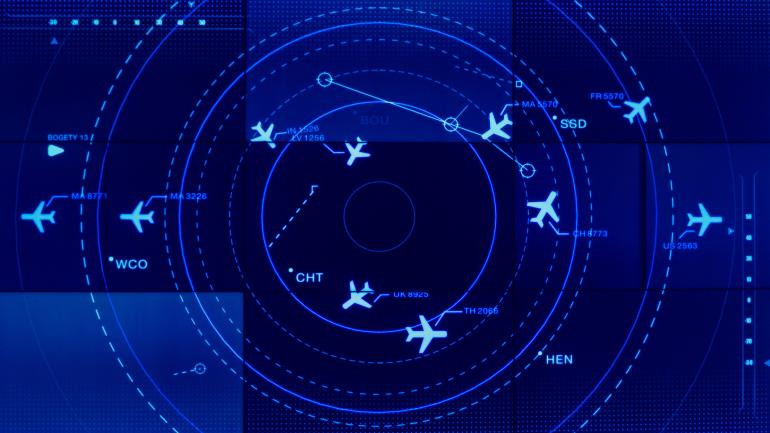 simulazione traffico aereo – SINOPTICA