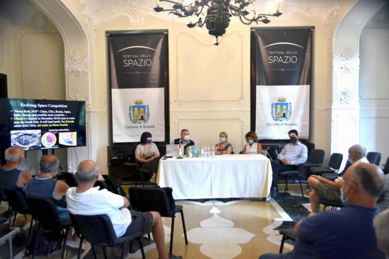 Un'immagine di un momento dell'edizione 2021 del Festival dello Spazio di Busalla