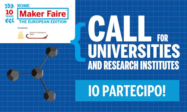 Call for Universities - Maker Faire Rome 2022