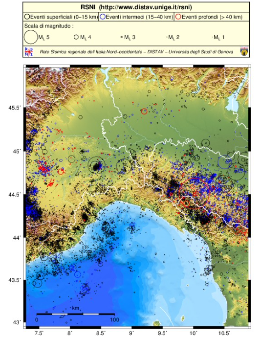 terremoto Genova 22 settembre 2022
