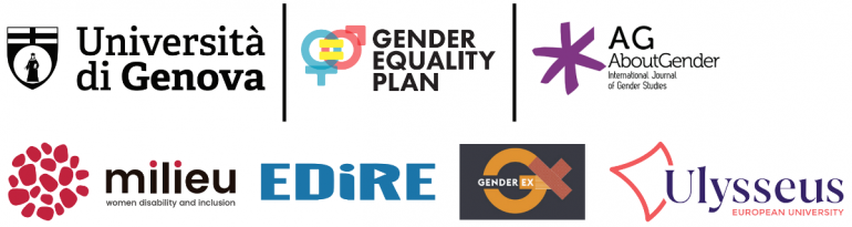 loghi evento 25 gennaio 2023 parità di genere