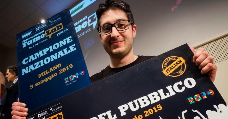 Luca Perri vincitore FameLab 2015
