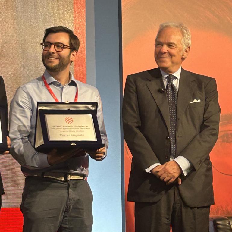 Premio WeBuild 2023 – Federico Campanini e Pietro Salini