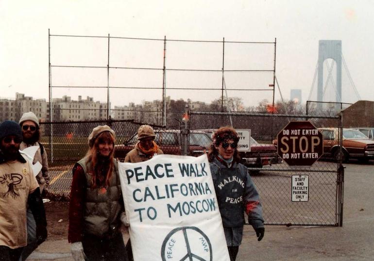 Marcia pacifista durante la guerra fredda
