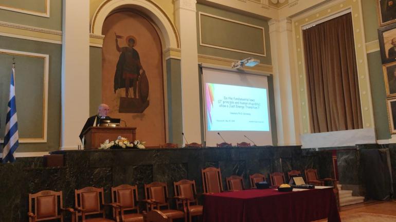 Dottorato honoris causa dell'Università di Salonicco ad Aristide Massardo Dottorato honoris causa dell'Università di Salonicco ad Aristide Massardo