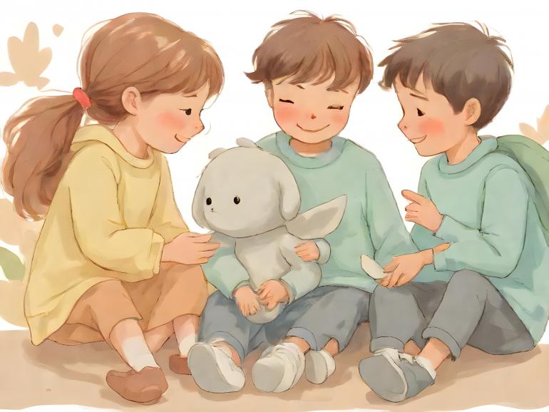bambini che parlano tra loro bambini che parlano tra loro