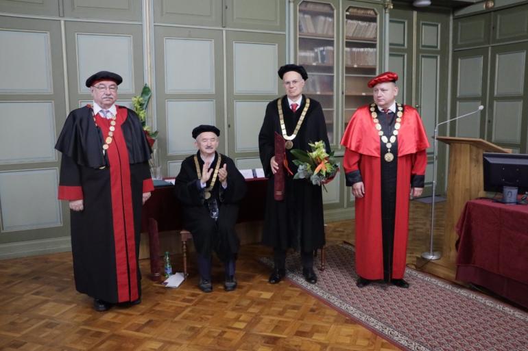 Cerimonia di conferimento del dottorato honoris causa a Mauro Giovannini