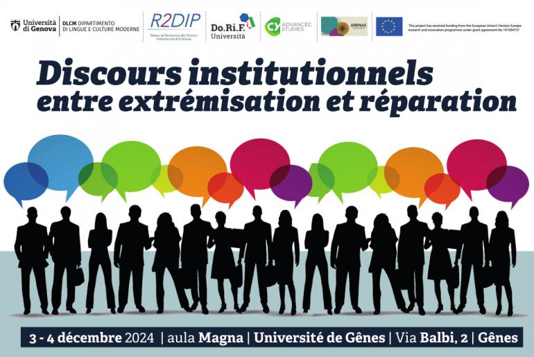 Discours institutionnels entre extrémisation et réparation convegno