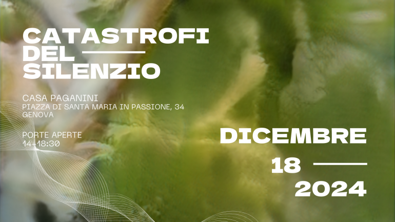 catastrofi nel silenzio catastrofi nel silenzio