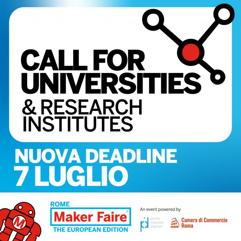 Call Maker Faire Rome 2025 Call Maker Faire Rome 2025