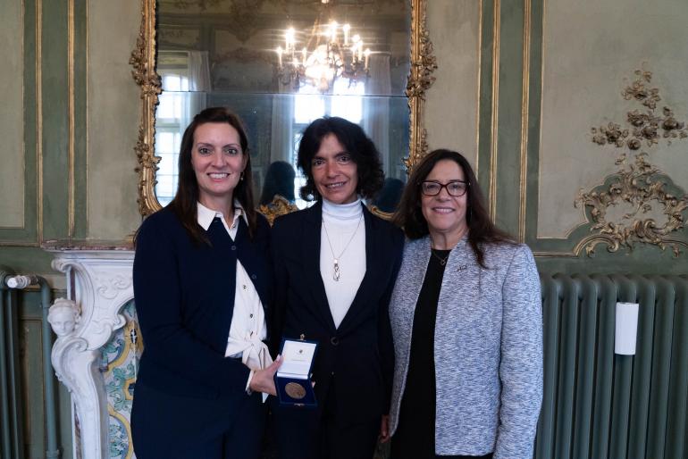 Da sinistra a destra: Jeanette M. Nuñez, Stefania Michelucci, Elizabeth Béjar