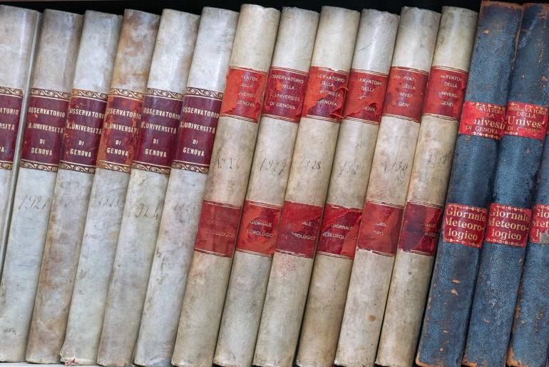 Registri dell'Osservatorio meteorologico UniGe
