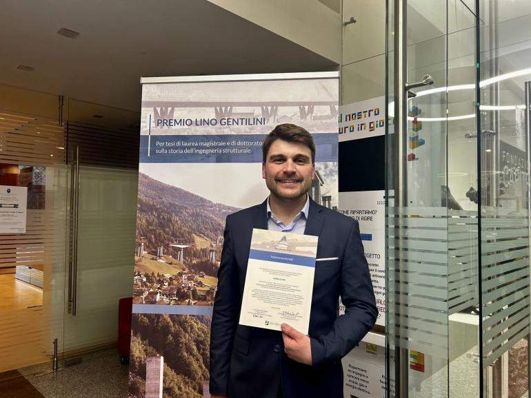 Il premio Lino Gentilini 2025 è stato vinto da un giovane laureato UniGe in Ingegneria Edile-Architettura.