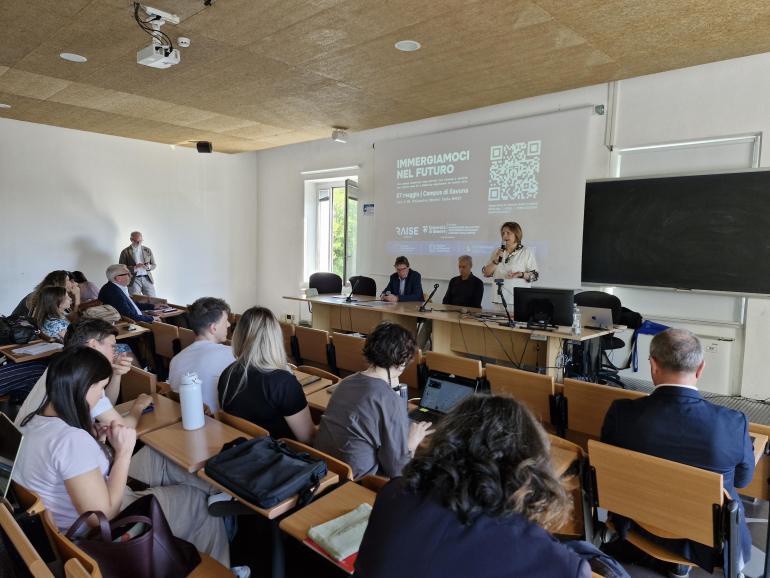 Presentazione della Camera immersiva al Campus di Savona