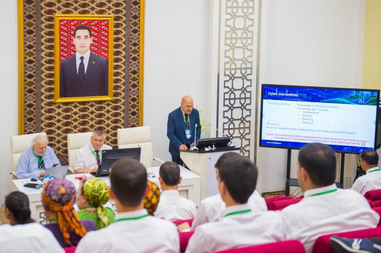 delegazione UniGe a Ashgabat, Turkmenistan