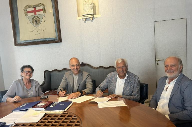 firma convenzione Medici in Africa e Consorzio SPeRA