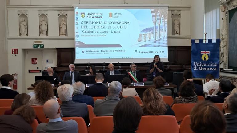 cerimonia di consegna borse di studio 6 ottobre 2026