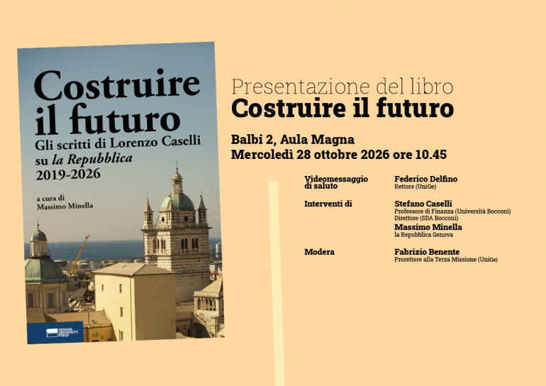 evento di presentazione del volume "Costruire il futuro"
