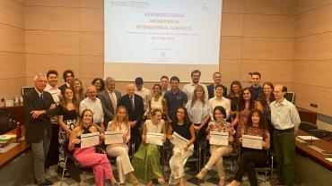 Summer School “Advanced Course on Mediation in International Conflicts” 