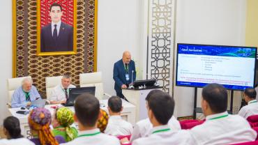 delegazione UniGe a Ashgabat, Turkmenistan