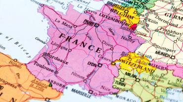 Cartina geografica Francia