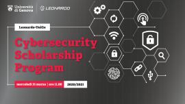 Leonardo-UniGe cybersecurity Scholarship Program premiazione 2020/21