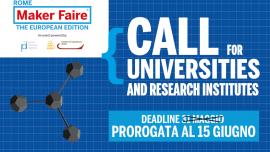 Maker Faire Rome 2023 Call for Universities and Research Institutes