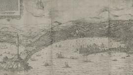 veduta di Genova - 1553