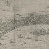 veduta di Genova - 1553