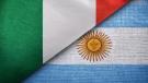 bandiere Argentina Italia